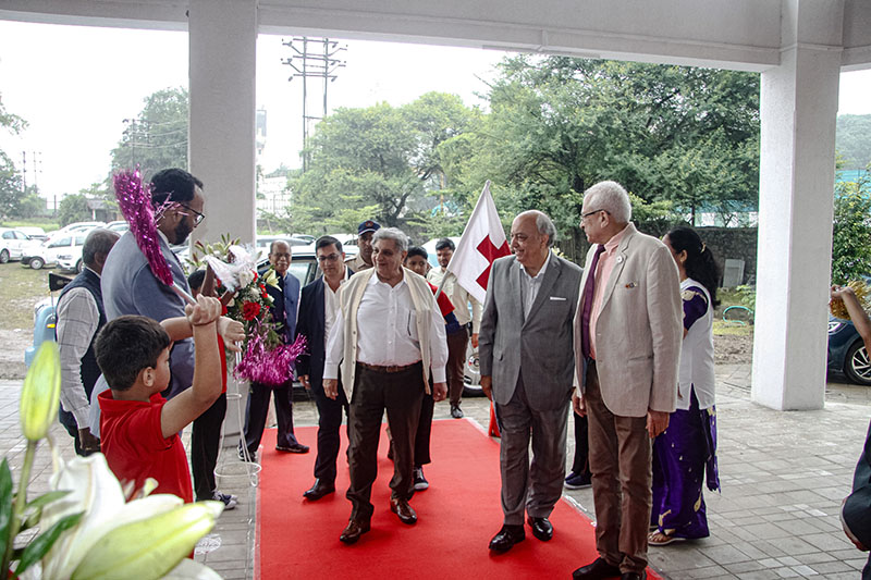 Dr. Cyrus S. Poonawalla inaugurated Dr. Cyrus Poonawalla School for Hearing Impaired (Indian Red Cross Society)